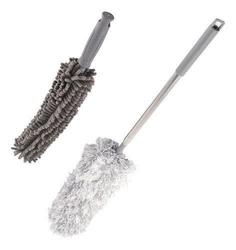Plumero De Plumas, 9 Unidades, Kit De Microfibra, Extensible