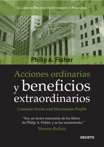Acciones Ordinarias Y Beneficios Extraordinarios - Fisher,ph