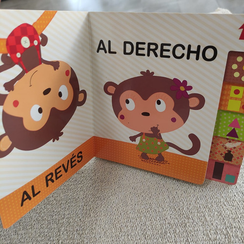 Libro Infantil Hojas Y Tapa En Cartoné Con Solapas. Opuestos