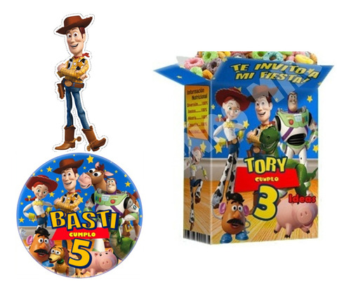 Kit Imprimible Toy Story Cotillon Envio Inmediato + 2x1