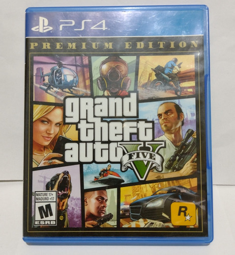 Grand Theft Auto V Premium Edition Para Ps4 Usado Fisico 