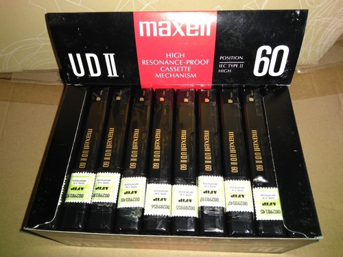 Imagen 7 de 10 de Maxell Udll 60 Cro2 Cromo X 10u Made In Japan, Envios Gratis