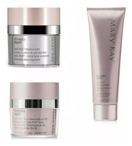 Set X 3 Repair Mary Kay Crema De Dia Y Noche Y Espuma Limpia