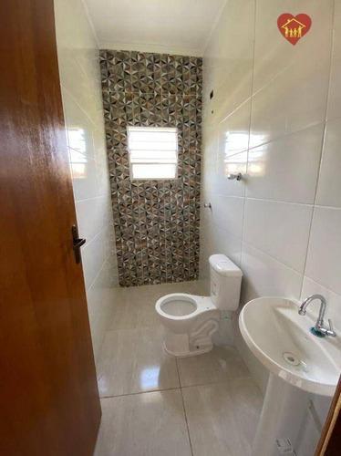 Imagem 8 de 10 de Casa Nova Lado Praia, Piscina Com Hidro No Bal. Bopiranga, Itanhaém. - Ca1022