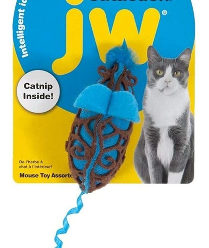 Jw Cataction Mouse Juguete Multicolor