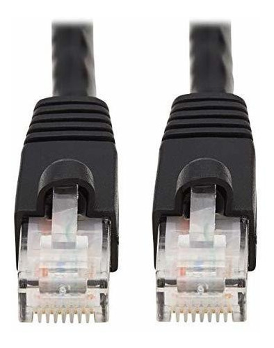 Cable Ethernet Cat6a Negro, 5 Pies.