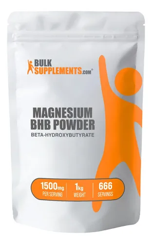 Bulksupplements.com Suplemento De Magnesio Bhb En Polvo