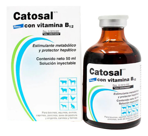 Catosal Vitamina B12 / Inyectable 50ml Cerdo Bovino Vaca