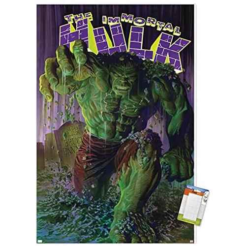 Póster De Pared Comics Immortal Hulk #1, 22.375  X 34 ...