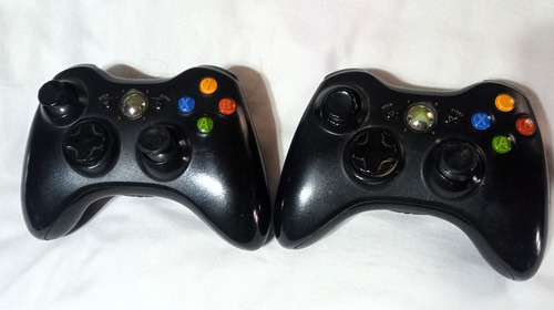 Par De Joystick Microsoft Xbox Usado Negro (Usado)