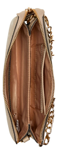 Bolsa Guess Factory Ag959070-tau Acabado de los herrajes Níquel Color Marrón claro Correa de hombro Marrón claro Diseño de la tela Lisa