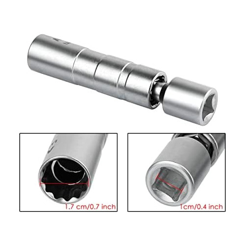 Thin Wall Spark Plug Socket - 12 Point - 14mm - Compati...
