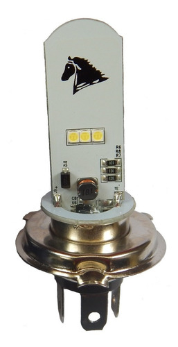 Super Led Fiat Uno Todos Lâmpada Farol H4 8000k (2 Un)