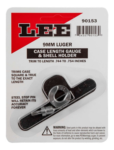 Case Length Gauge & Shell Holder 9mm 90153