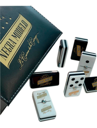 Domino Profesional Negra Modelo + Portavasos Galas # 6