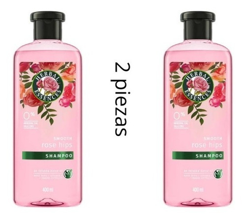 Shampoo Con Rosa Mosqueta, Extract De Jojoba, Herbal E, 2pza