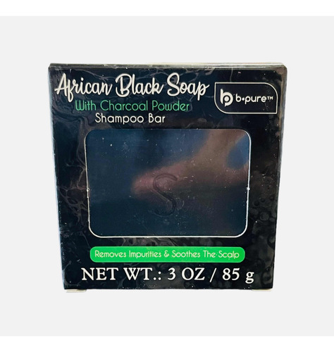 Shampoo En Barra De Carbón African Black Soap