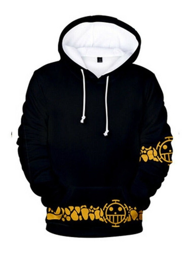 Sudadera De One Piece Trafalgar Law Con Capucha Para Adultos