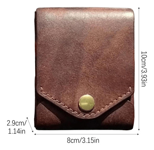 Cartera Delgada Para Hombre Cartera Minimalista Para Hombre