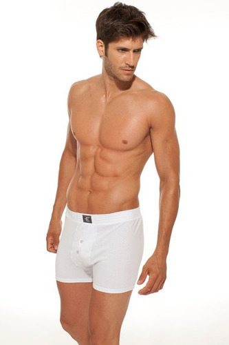 Boxer Hombre Algodón Liso Con Botones Eyelit 395