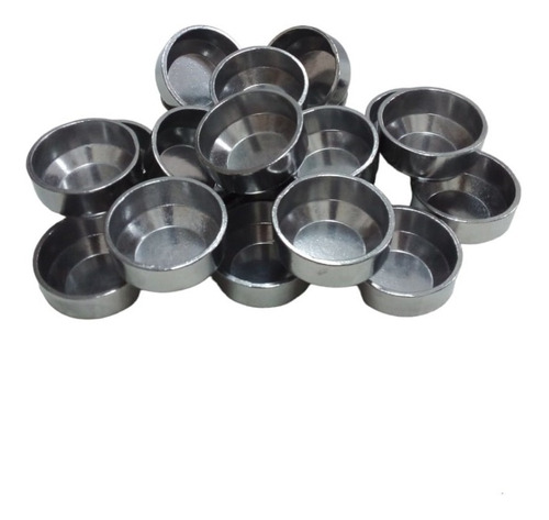 Dip Dips Cazuela Salsera Aluminio Pulido 6 Cm Ø X 5 Unidades