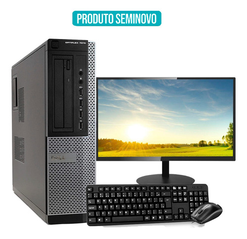 Computador Completo Dell Optiplex 7010 I7 8gb Ram Ssd 240gb