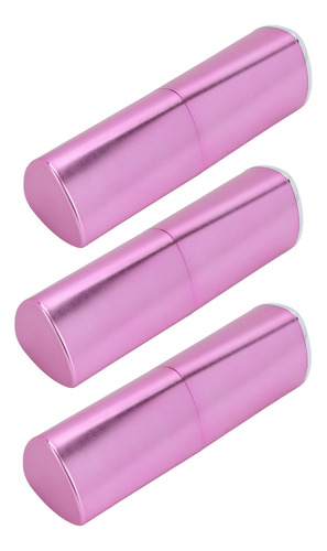 Envase De Bálsamo Labial Vacío, 3 Unidades, Tubos De Lápiz L