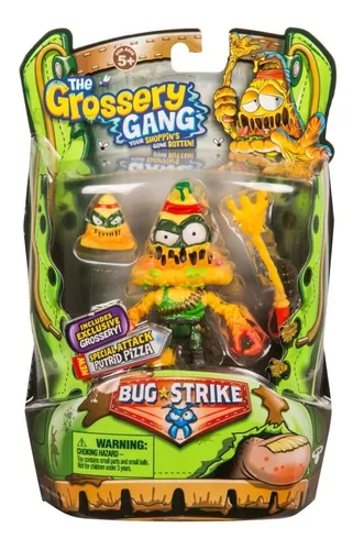 Figura Grossery Gang Temporada 4 Bug Strike Pizza 2018 