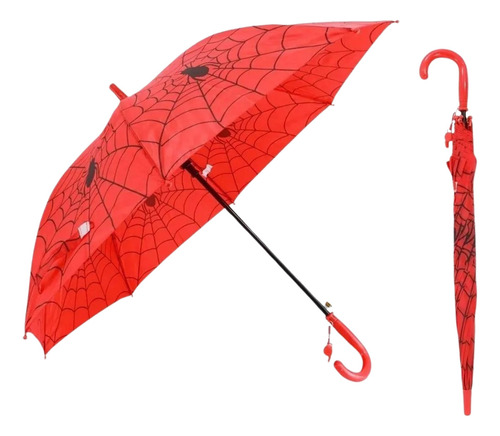 Guarda Chuva Infantil Forte E Resistente Personagem Aranha