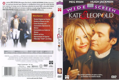 Kate E Leopold Dvd Original Novo Lacrado