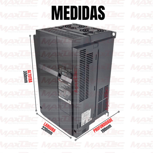 Inversor De Frequência 25cv 380v Mitsubishi Trifásico E840