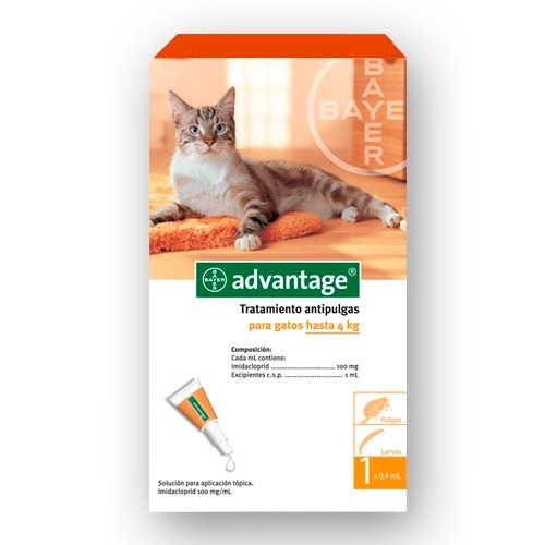 Pipeta Advantage Bayer Repelente Antipulgas Para Gatos