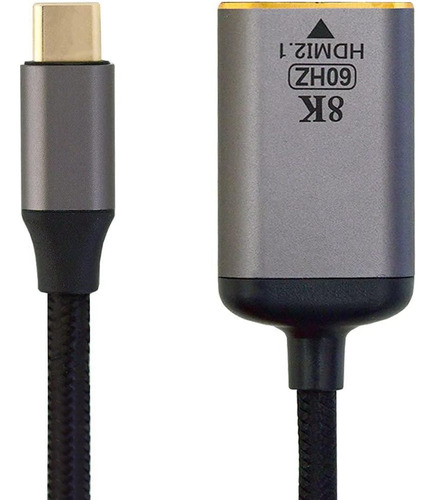 Cable Panorámico Cablecc Usb4 Usb-c Tipo C Fuente A Hembra H