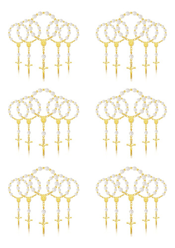 Rosarios De Bautismo Acrílicos Con Forma De Rosario Con Form