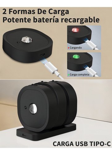 Bylifity® 4pzs Lampara Pared Luz Led Recargable, 13 Colores Rgb Luces De Disco Con Control Remoto, Inalámbricas Luz De Clóset Con Estación De Carga Negro