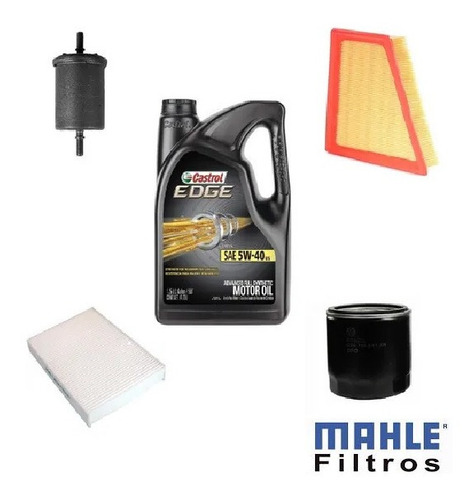 Kit Filtros Y Aceite Castrol 5w40 Vw Saveiro G5 Y G6