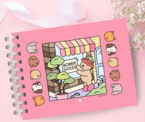 Kit Livro Bobbie Goods E Canetinhas Para Pintar 48 Cores