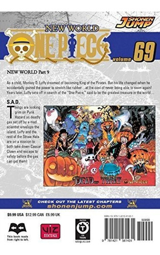 One Piece, Vol. 69 (69), De Oda, Eiichiro. Editorial Viz Media Llc, Tapa Blanda En Inglés, 2013