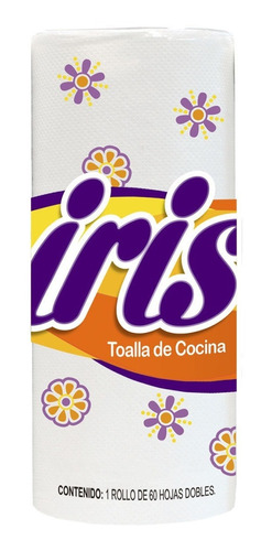 Servitoalla De Cocina Iris 1 Rollo 60 Hojas Dobles