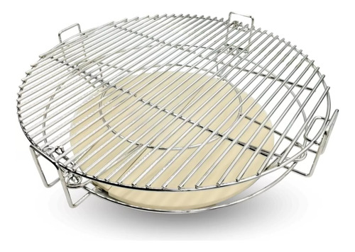 Sistema De Parrilla Con Deflector De Calor Kamado 18pulgadas