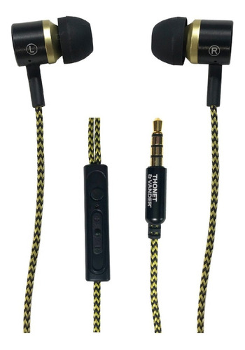 Auriculares Thonet Vander Klein Con Microfono Con Cable Tela