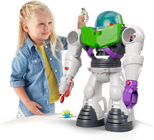 Imagen 1 de 7 de Toy Story Robot Gigante Buzz Lightyear Imaginext Fisherprice