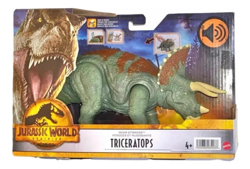 Jurassic World Dinosaurio Triceratops Con Sonidos 767k