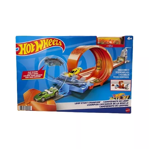 Pista Hot Wheels Campeonato De Looping 1 Carro Mattel Gtv13 - Tem