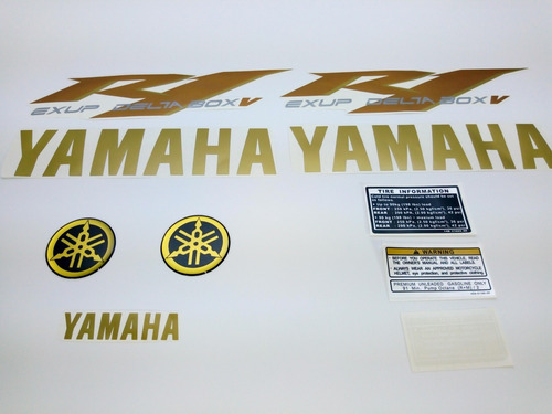 Adesivo Compatível Yamaha R1 Preta Sp Limited Edition R105pl Cor ADESIVO EMBLEMA GRÁFICO R1