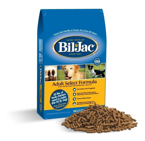 Bil Jac Adulto Select Formula Dog Food 2,7 Kg