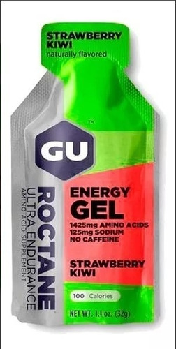 Gel Energizante Roctane Strawberry Kiwi Gu Energy Caja 24