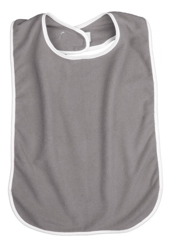 3 Babero Adulto For Comer Mujeres/hombres/ancianos Gris