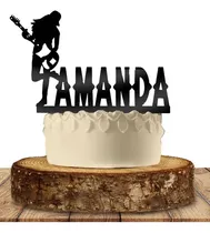Comprar Cake Topper Adorno Torta - Cumple Guitarrista Adorno Torta