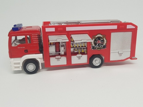 Imagen 5 de 9 de Camión De Colección De Bomberos Escala 1:64